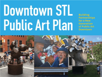 Downtown STL Public Art Plan - 2018 Cover