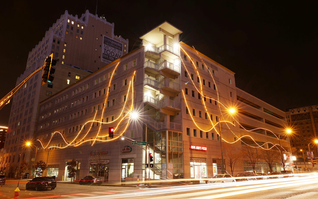 “Ribbons of Light” Brightens Downtown