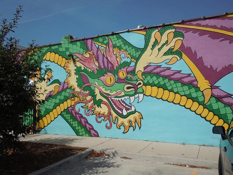 Grovefest I Dragon Mural