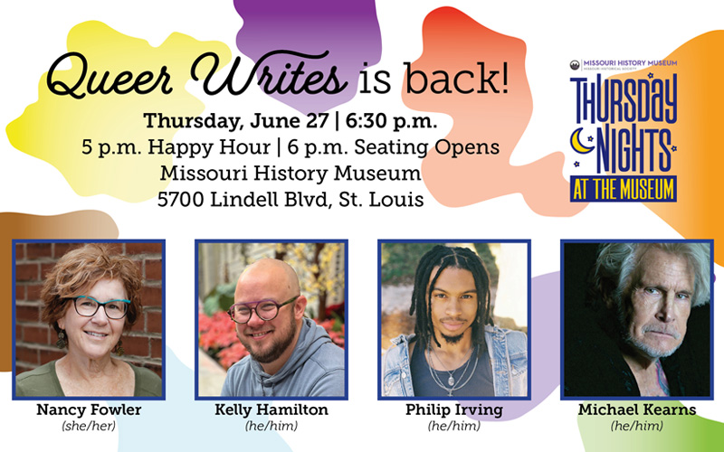 That Uppity Theatre Company and Missouri History Museum to Present a Second Free “Queer Writes Showcase of LGBTQ+ Writers”