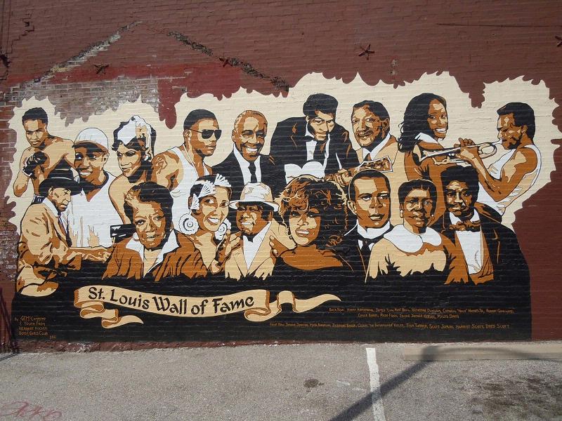 St. Louis Wall of Fame Mural